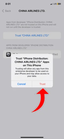 Click trust
