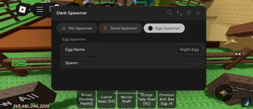 Dark Spawner Script Grow A Garden