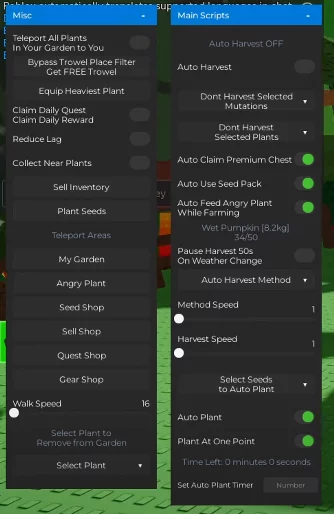 The Best Script Grow a Garden - Auto Plant, Auto Sell, Auto Buy, Auto Replace