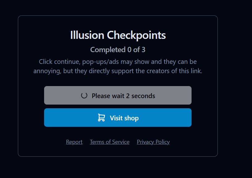 Complete Illusion Checkpoint