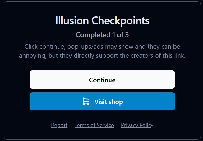 complete Illusion Checkpoint to get new key