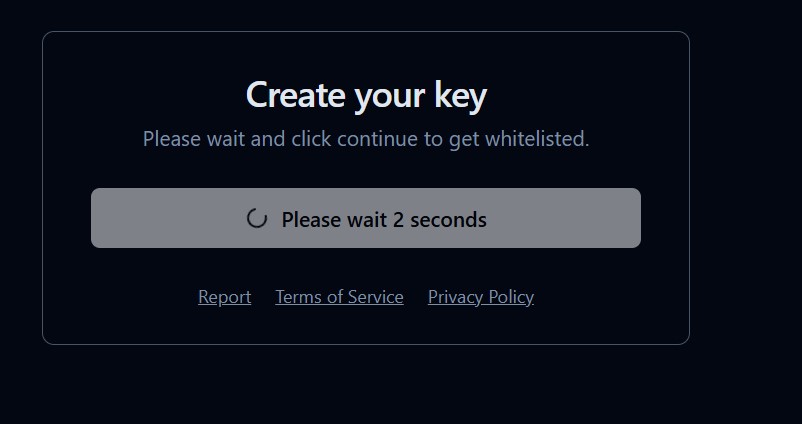 Illusion Executor is creating Valid Key