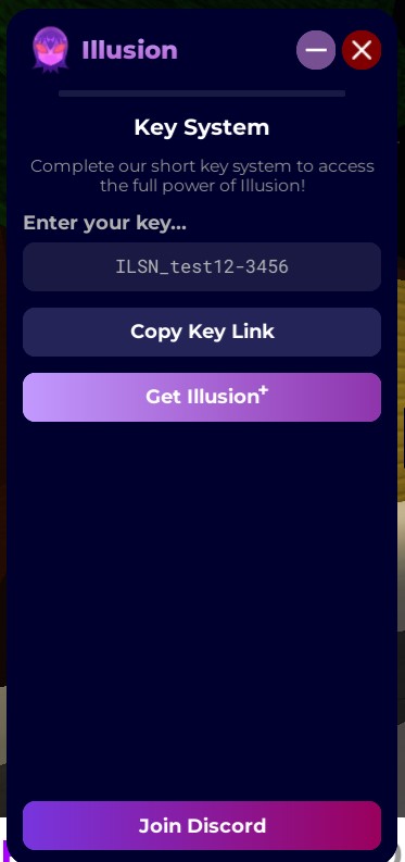 Illusion Key System